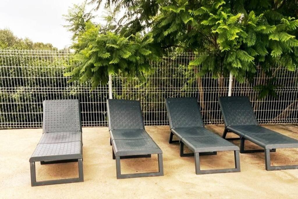 Casa Campo Con Piscina Y Barbacoa Para 6 Personas En Plena Naturaleza Picassent Exterior foto